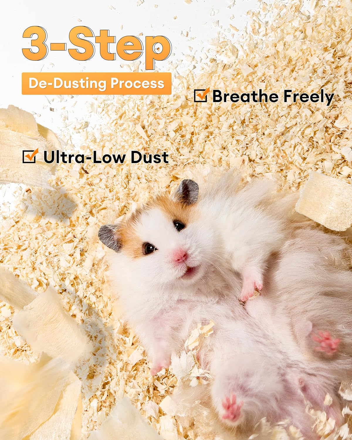 70L Aspen Bedding, Ultra-Fine Shavings for Small Animals
