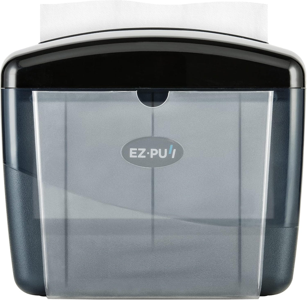 EZ-Pull Countertop Interfold Napkin Dispenser for Restaurants, Tabletop V-fold, Pearl Black 4300B-EZ