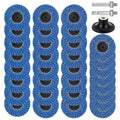 Flap Discs for Die Grinder with 1/4" Holder Roll Lock Sanding Disc 32 Pcs