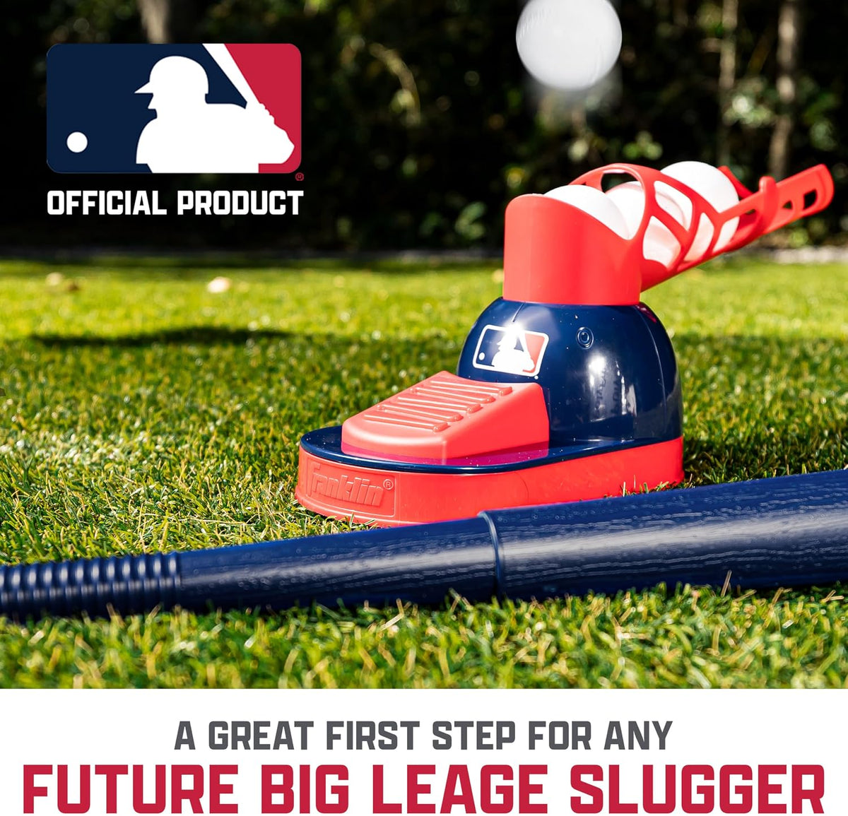 Franklin Sports MLB Pop A Pitch Baseball Pitching Machine