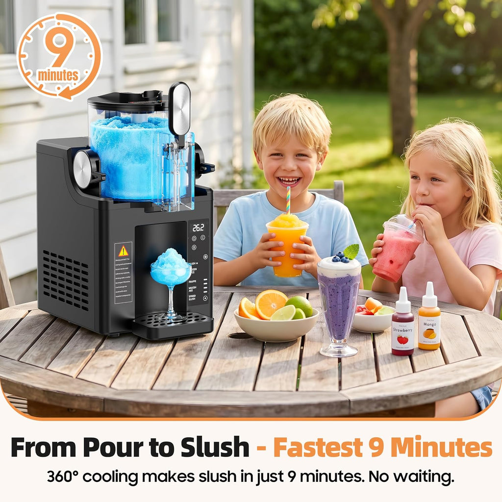 Slushie Machine for Home, 67oz No Ice Needed Frozen Drink Maker
