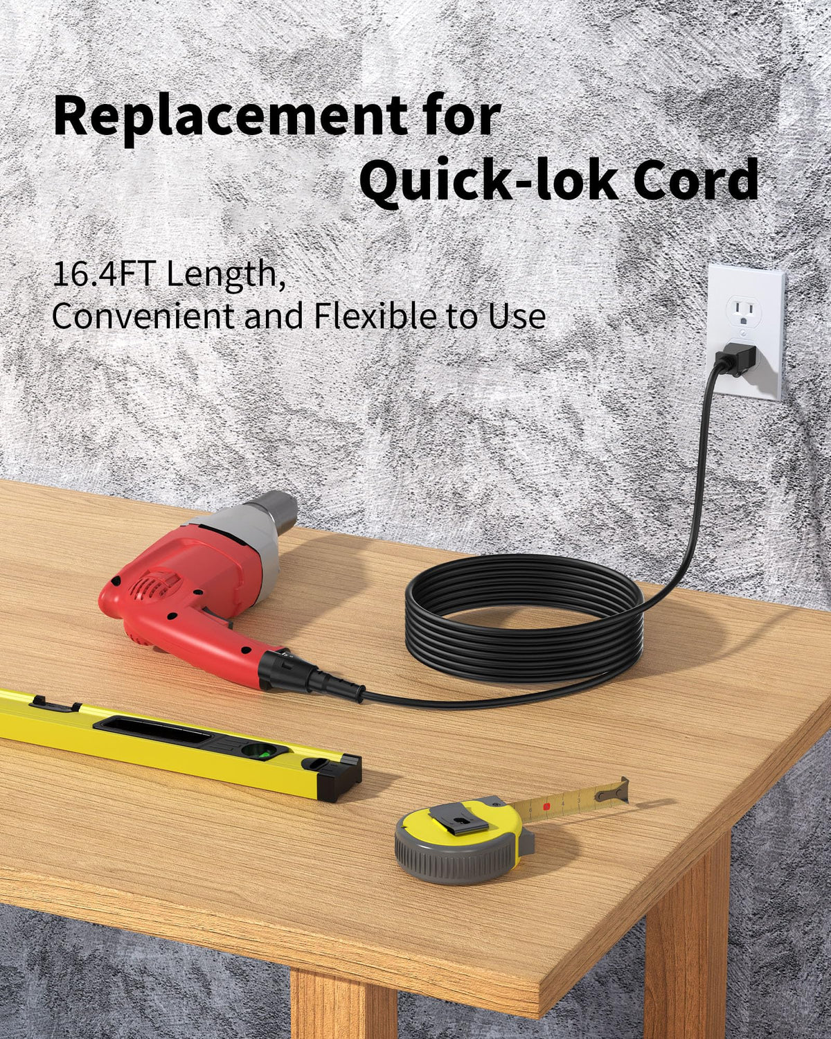 Quik-Lok-Cord 48-76-4008/48-76-3008 Replacement Power Tool Model #0234-1