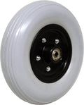 ALCO 8" x 2" (200x50) Heavy Duty Wheel (Each) for Jazzy, Pride, Jet Power and Many Other Standard Wheelchairs. Firm Tread for Easier Rolling (Grey). 5/16" (8 mm) Bearing, 2-3/8" (60 mm) Hub Width