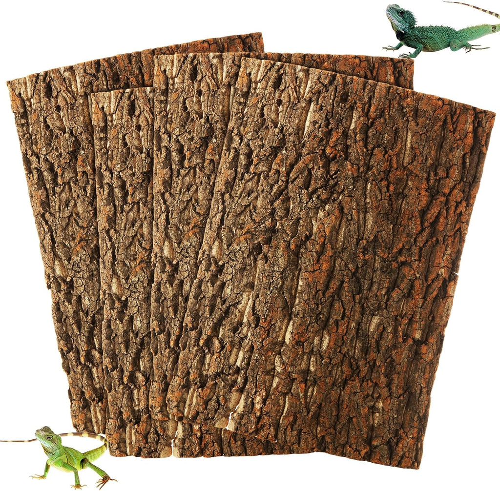4PCS Cork Terrarium Background 15.7x11.8in for Reptile