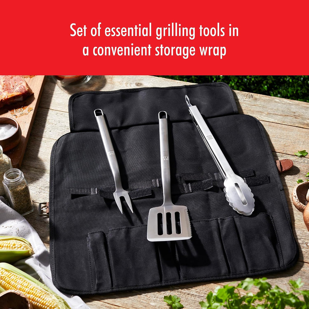 BBQ+ 4-pc Grill Tool Set