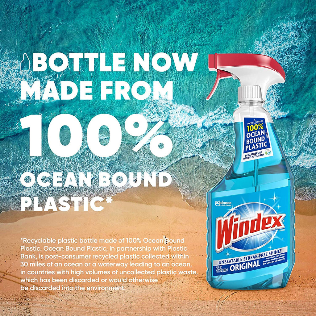 Windex Original Glass Cleaner Set: 5L refill +950 ml Trigger Spray