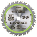 Genesis 6-1/2" Thin-Kerf 24T Circular Saw Blade for Genesis GLCS2065B Cordless Circular Saw