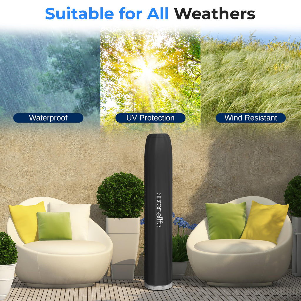 Patio Heater Cover for SLOHT50 Infrared Outdoor Electric Space Heater, Heavy Duty Propane Heater Cover, Durable