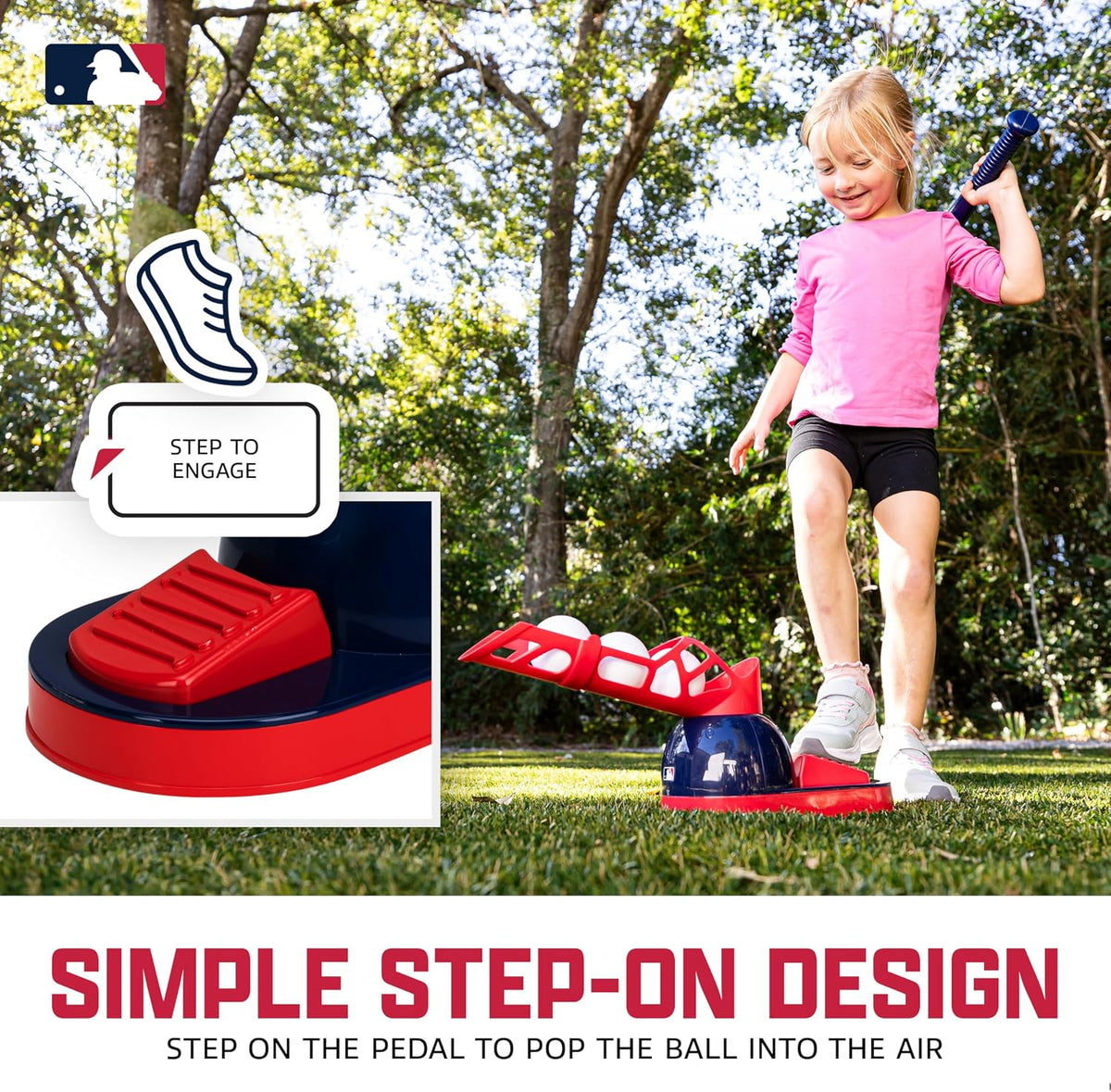 Franklin Sports MLB Pop A Pitch Baseball Pitching Machine
