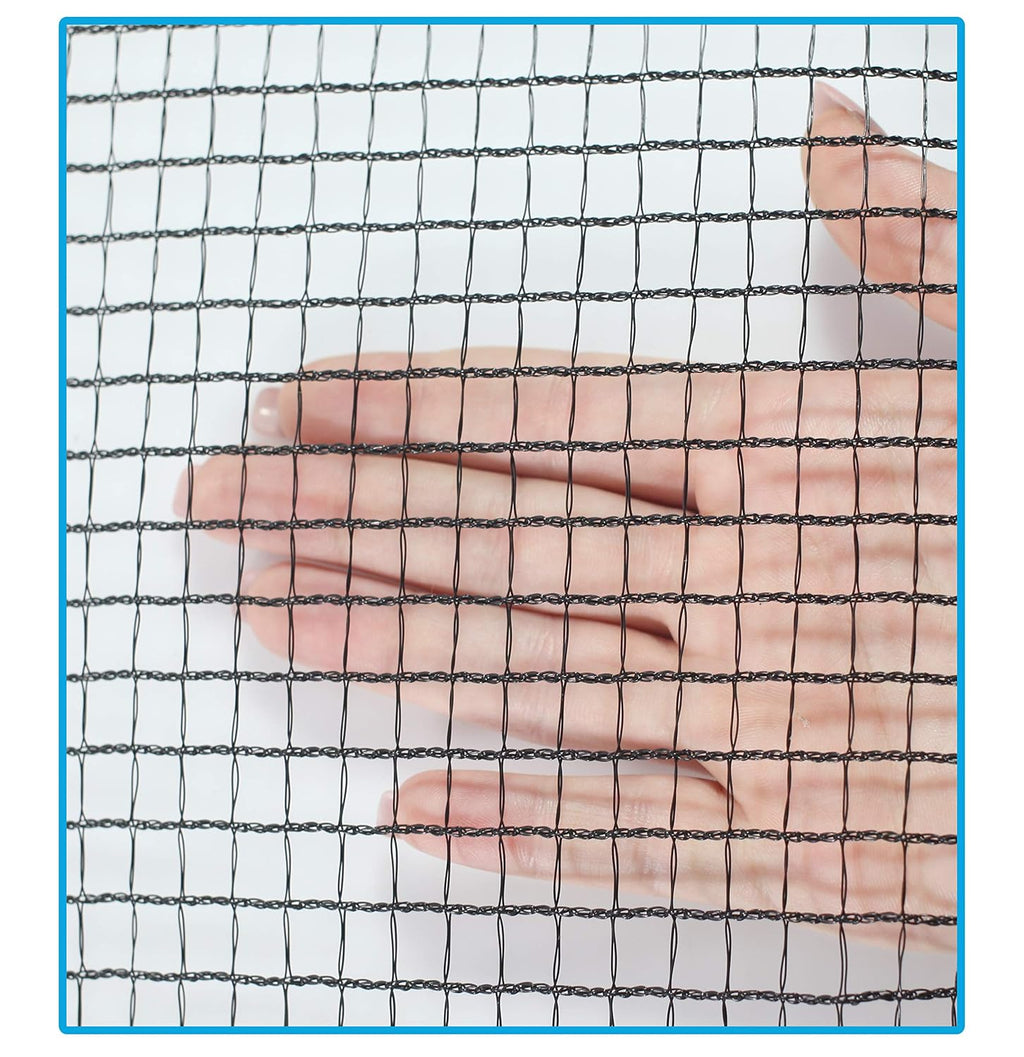 Driveway Safety Net | NON RETRACTABLE | Black | 30' | Outdoor Barrier; Playtime Safety; Yard Safety