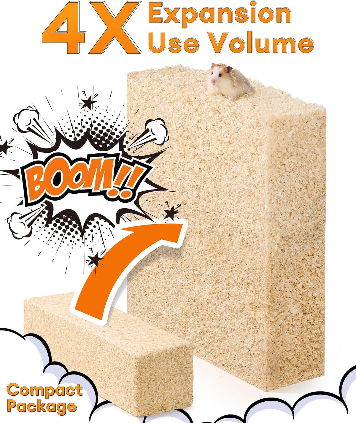 70L Aspen Bedding, Ultra-Fine Shavings for Small Animals