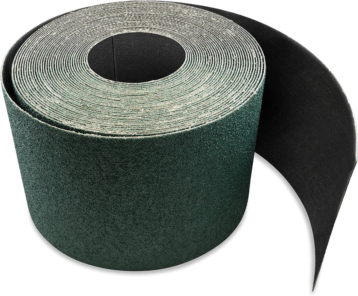 Red Label Abrasives 4 inch X 60 FT 80 Grit Zirconia Woodworking Drum Sander Roll, Cut Strips to Length