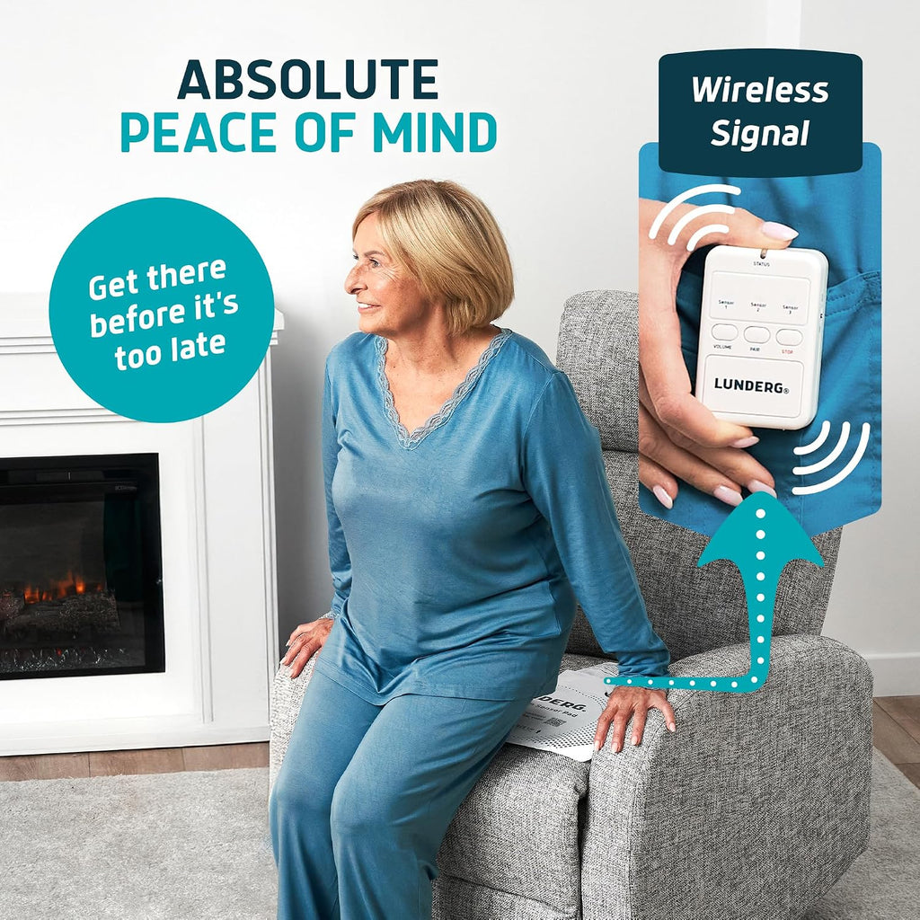 Wireless Chair Alarm System for Elderly & Fall Prevention
