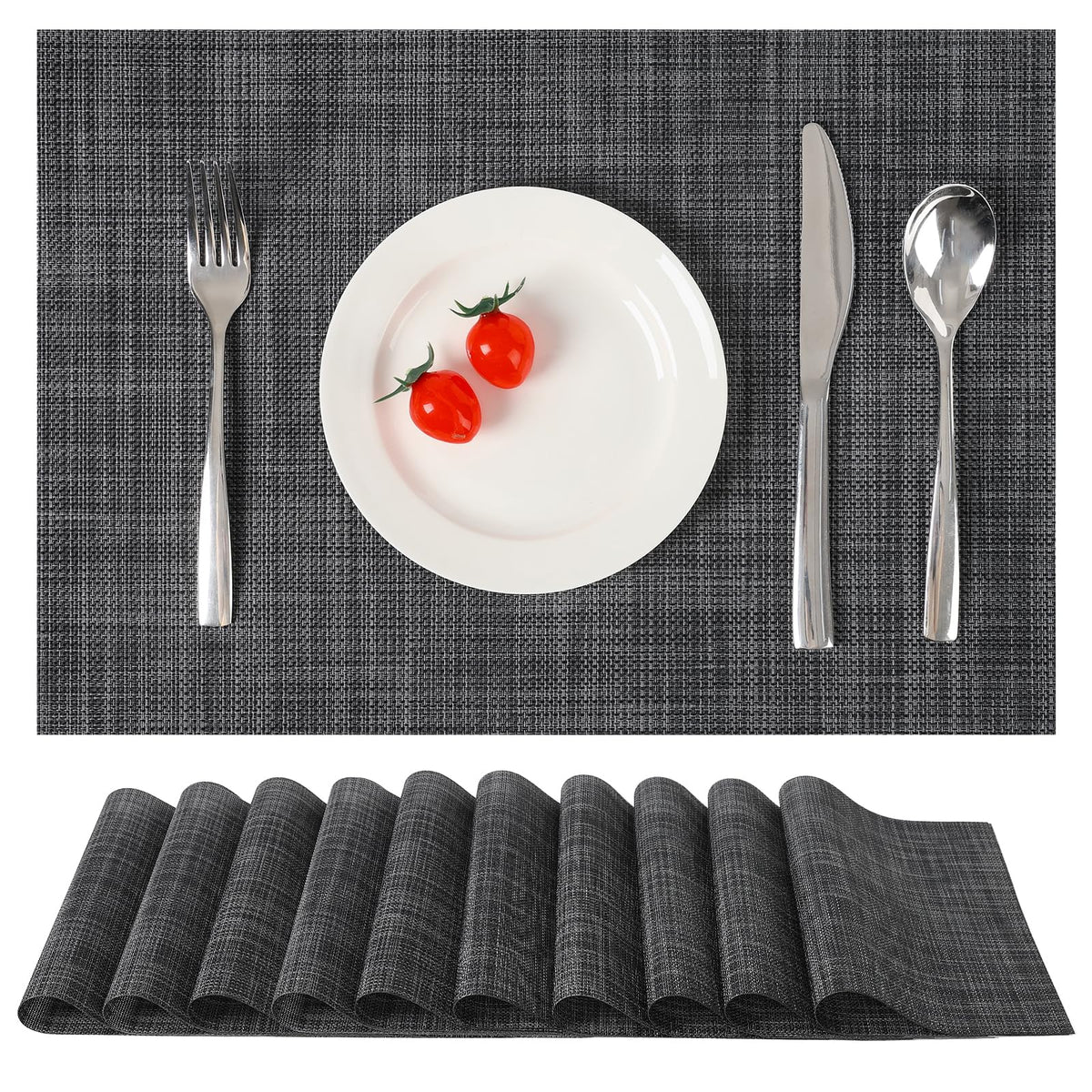 Placemats Set of 10 Kitchen and Dining Table Placemats