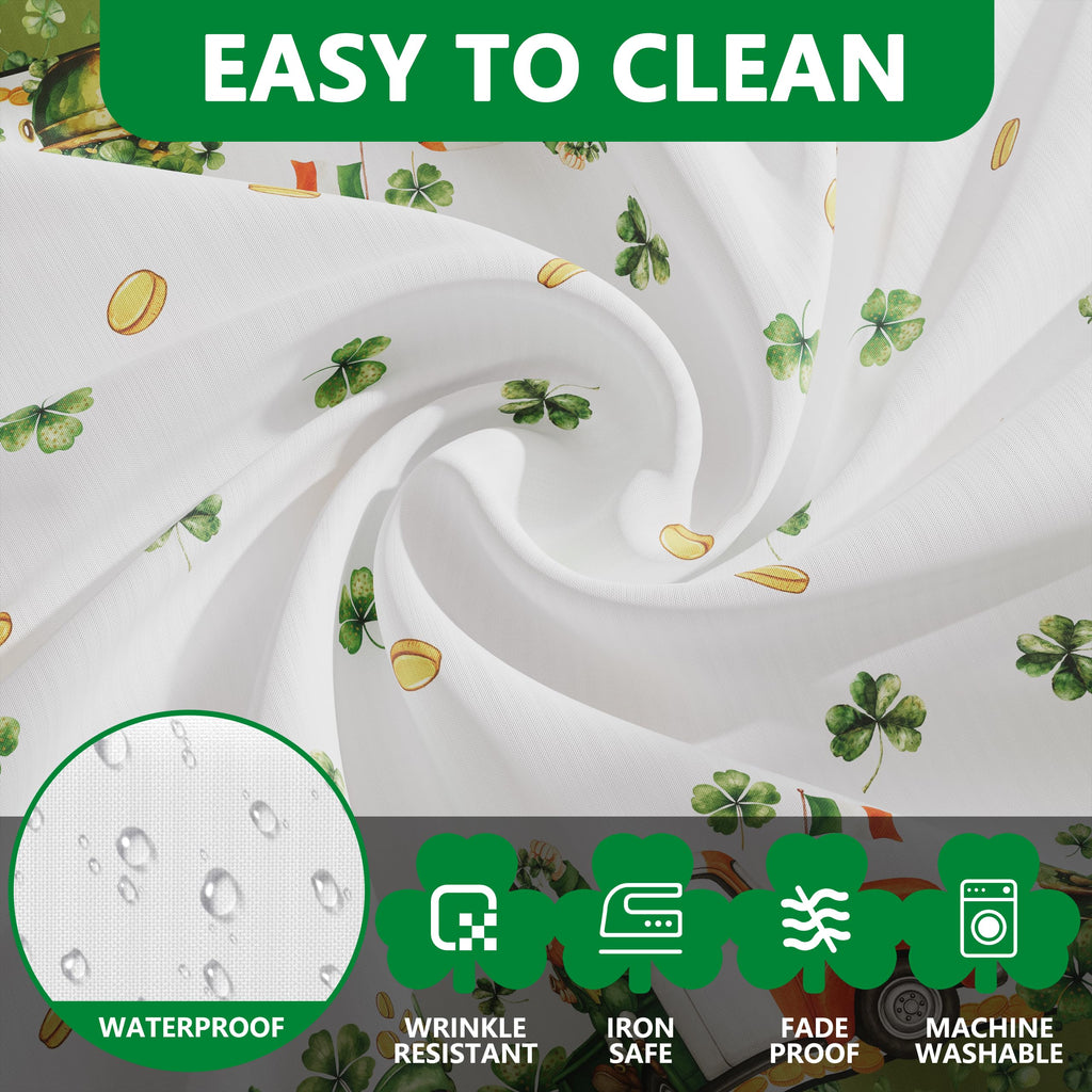 St Patricks Day Tablecloth Rectangle 60x84 Inch Lucky Home Party Decor