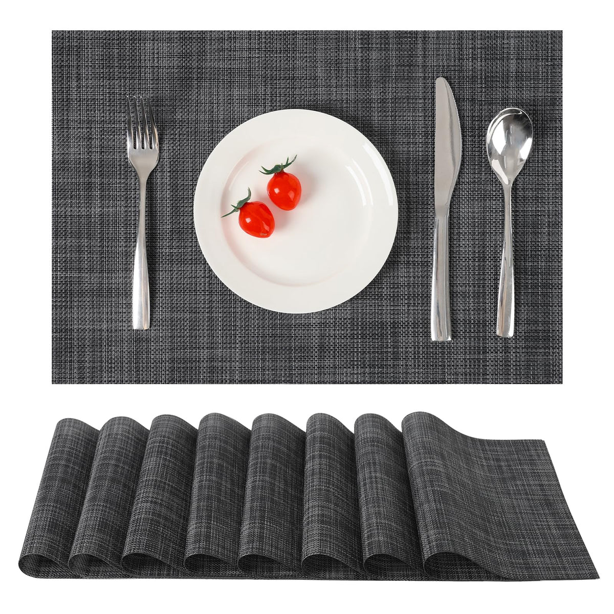 Placemats Set of 8 Kitchen and Dining Table Placemats