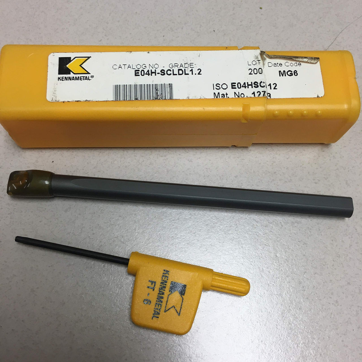 Kennametal E04H SCLDL1.2 Carbide Boring Bar