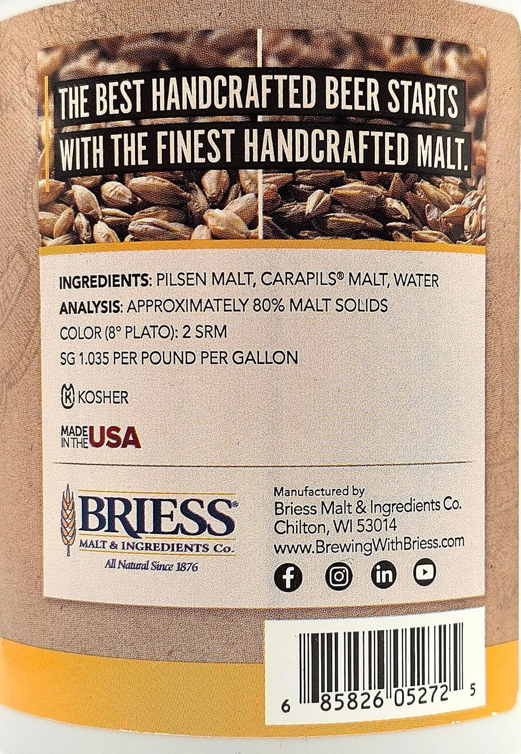 Briess Pilsen Unhopped Liquid Malt Extract 3.3 lb