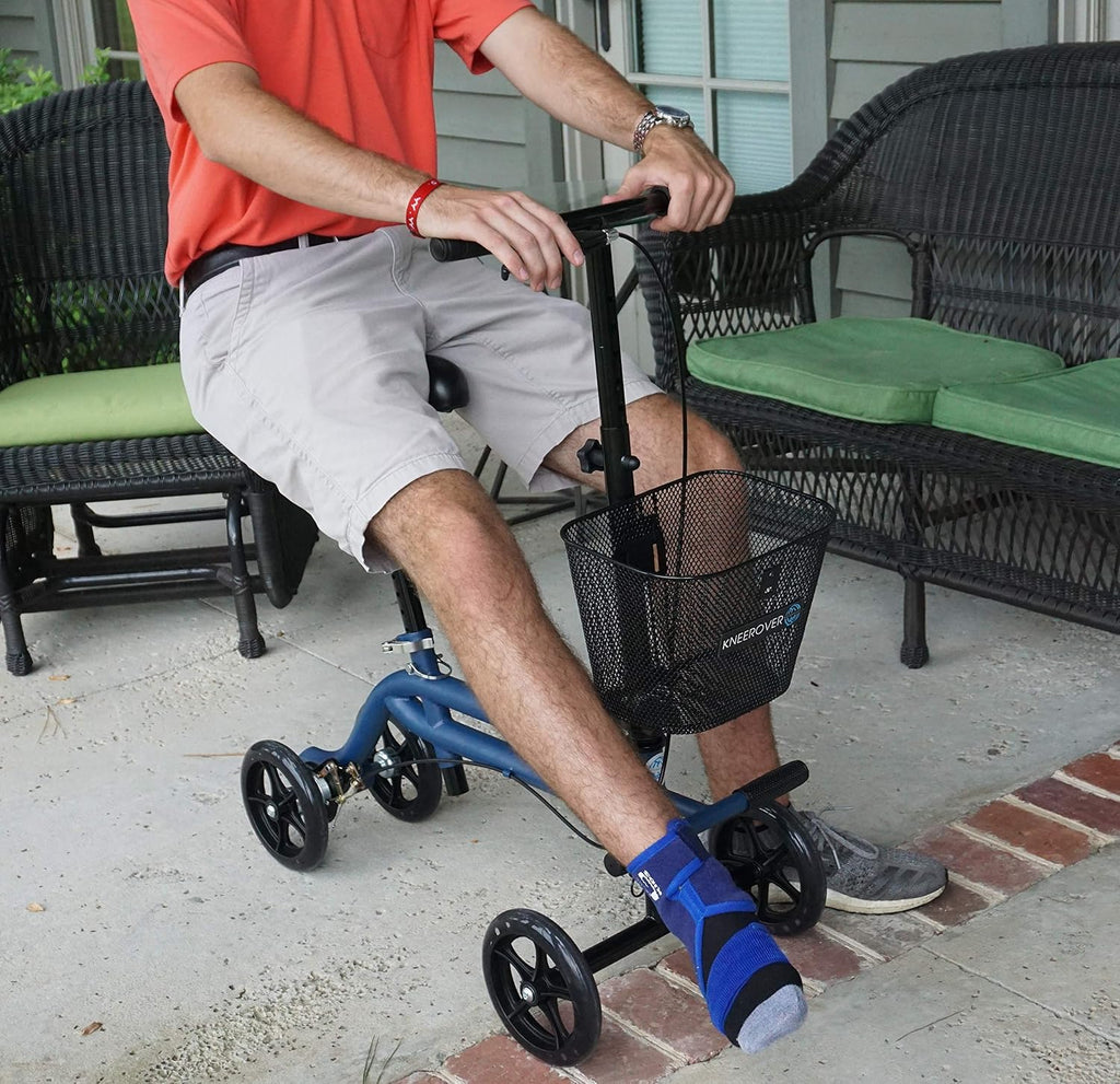KneeRover Large Comfortable Gel Padded Seat for Steerable Seated Scooters
