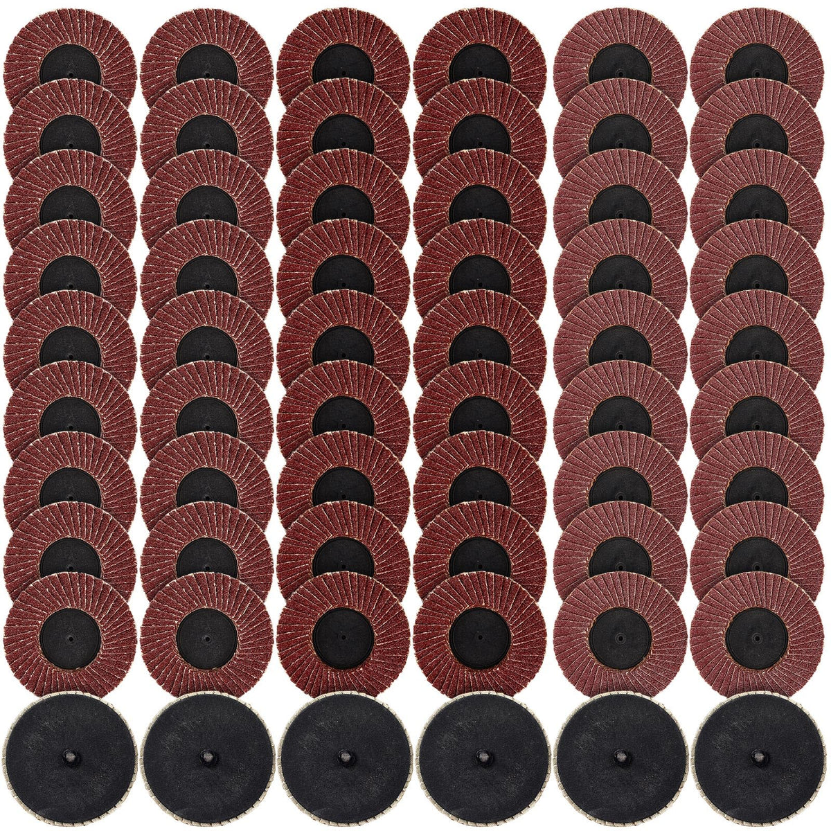 Duraaamo 60 Pack 3 Inch Flap Disc, 40/60/80 Grit Assorted Sanding Discs