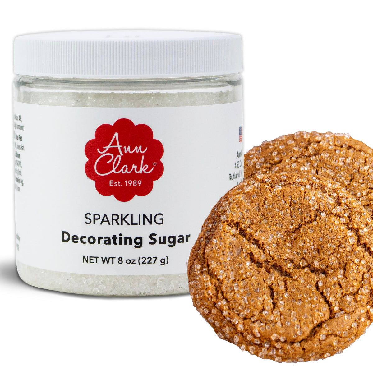 Ann Clark Sparkling Sugar White Decorating Sugar, 8 oz.