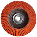 Norton Blaze R980P Abrasive Flap Disc, Type 29, Threaded Hole, Fiberglass Backing, Ceramic Aluminum Oxide, 4-1/2" Dia., 36 Grit (Pack of 10)