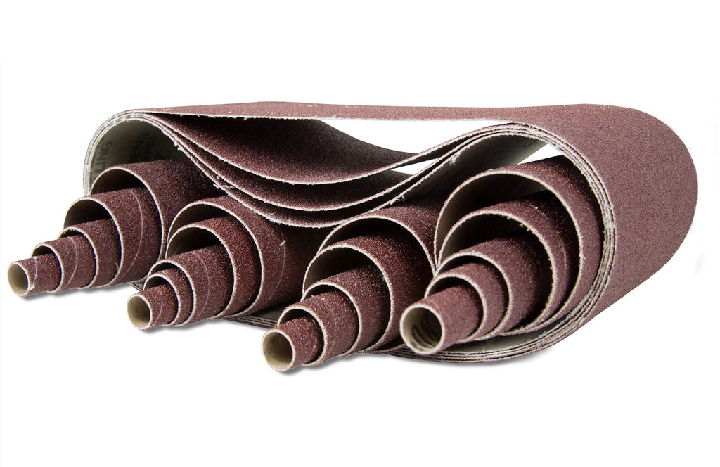 WEN 6524SP240 240-Grit Combination Belt and Sleeve Sandpaper Set, 24-Pack