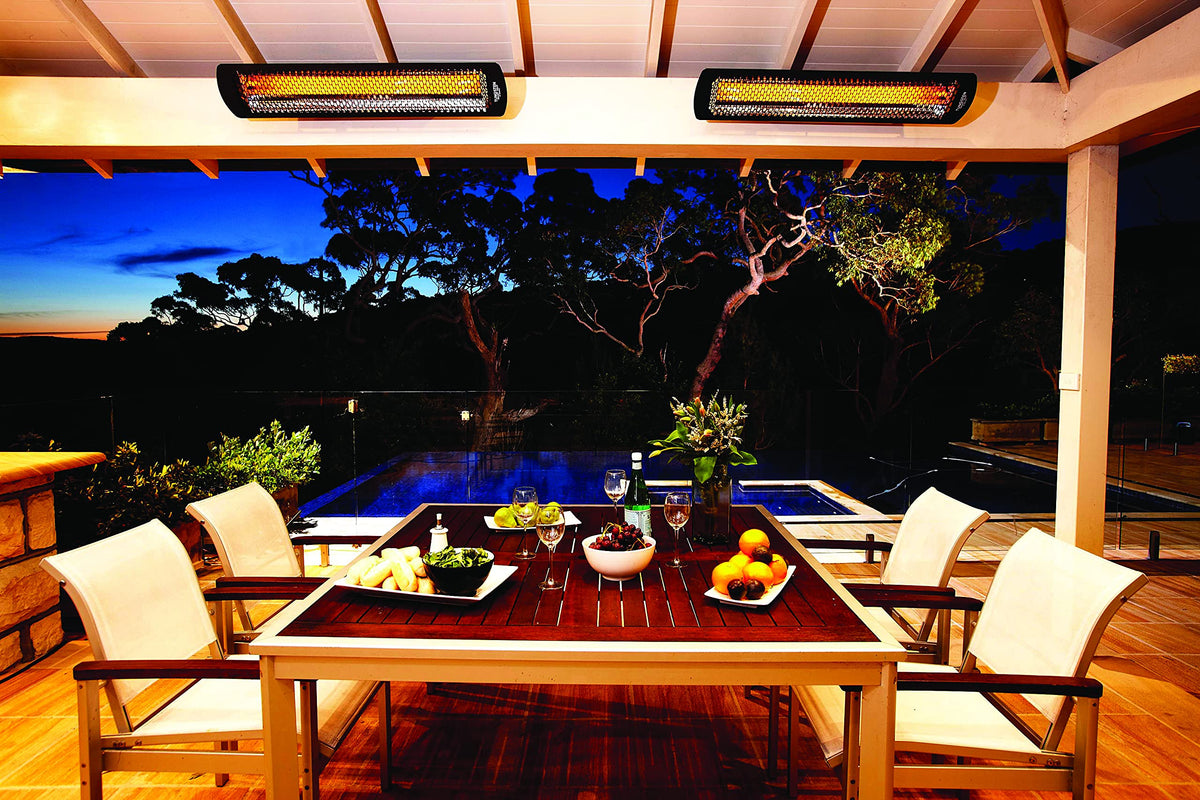 Bromic Tungsten Smart Heat 6000W Electric Patio Heater – Dual Element Infrared, 220V-240V, Black Finish – BH0420033