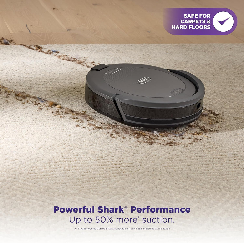 Navigator Robot Vacuum + Self-Empty Base, Grey, RV2120AE | SmartPath Navigation, Self-Empty Base 60-Day Bagless, up