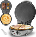 Electric Griddle Nonstick, Multi-Funtional Quesadilla Maker 10 Inch, Electric Grill Indoor, Pancake Griddle & Pan