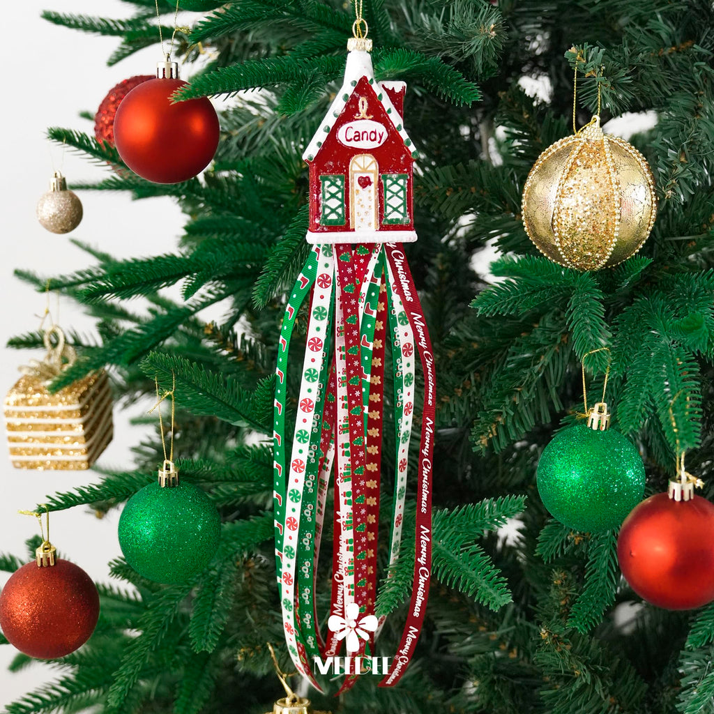 3/8 inch 100 Yards Assorted Christmas Ribbon - Pack of 20 in Red