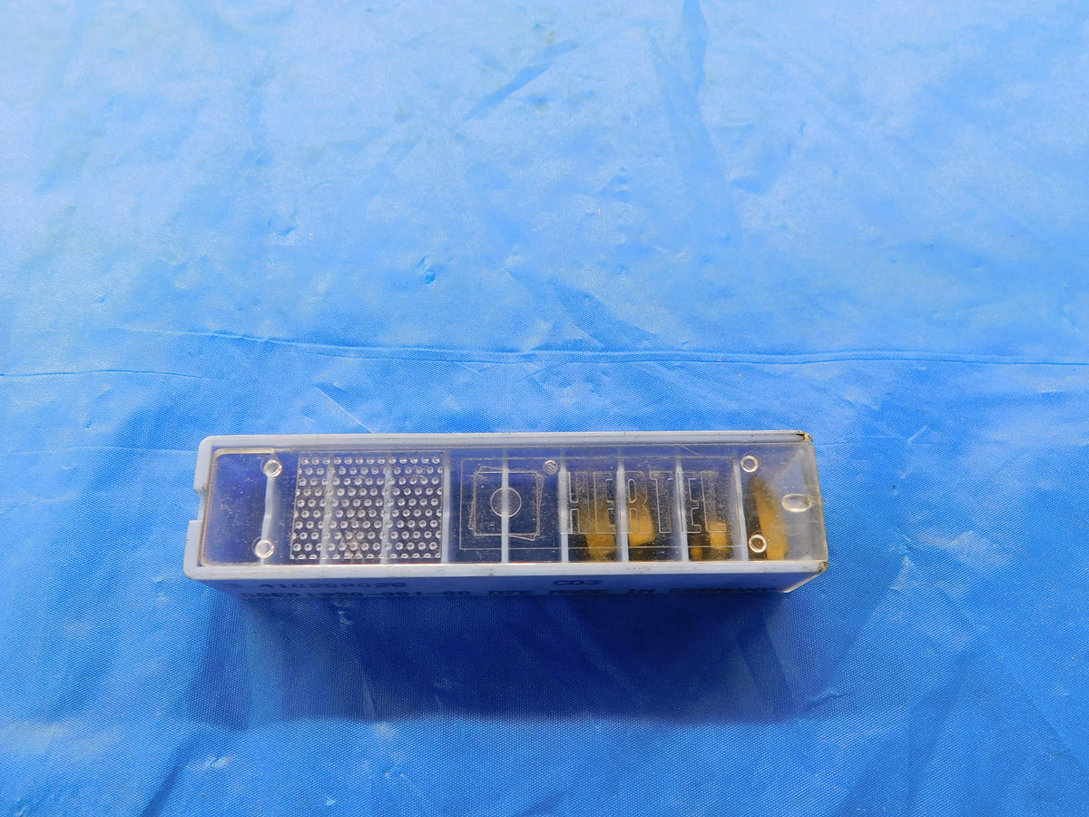 4PCS KENNAMETAL HERTEL 3.41020R028 CD3 TiN Carbide Drill Chamfer Inserts D7E - MB2524LVR