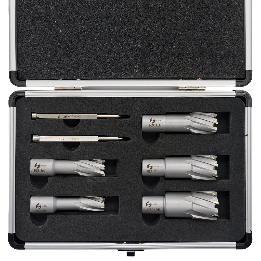 5pcs TCT Annular Cutter Set 1-3/8" Cutting Depth 5/8" to 1-1/8"