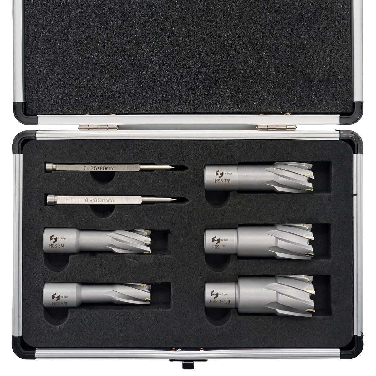 5pcs TCT Annular Cutter Set 1-3/8" Cutting Depth 5/8" to 1-1/8"