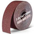 Heigble 100 Grit Sandpaper Roll for Drum Sander, 3"x100 ft Emery Sand Paper