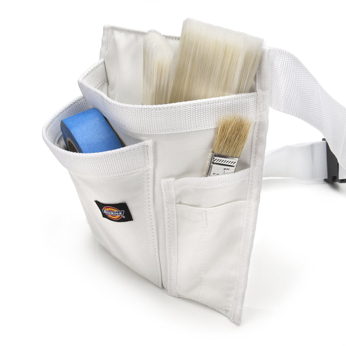 5-Pocket Single Side Tool Belt Pouch/Work Apron for Painters, Carpenters, and Builders, Durable Canvas Construction
