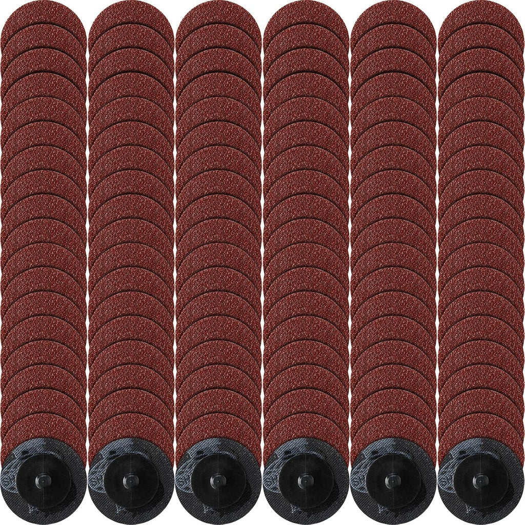 Newwiee 150 Pcs 2 Inch Sanding Discs 36 Grit, Fast Change Type