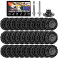 33 PCS 2" Quick Change Diamond Sanding Discs Easy Strip Wheels, Black