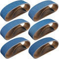10-Piece Premium 3 x 21 Inch Zirconia Sanding Belts 40-400 Grit