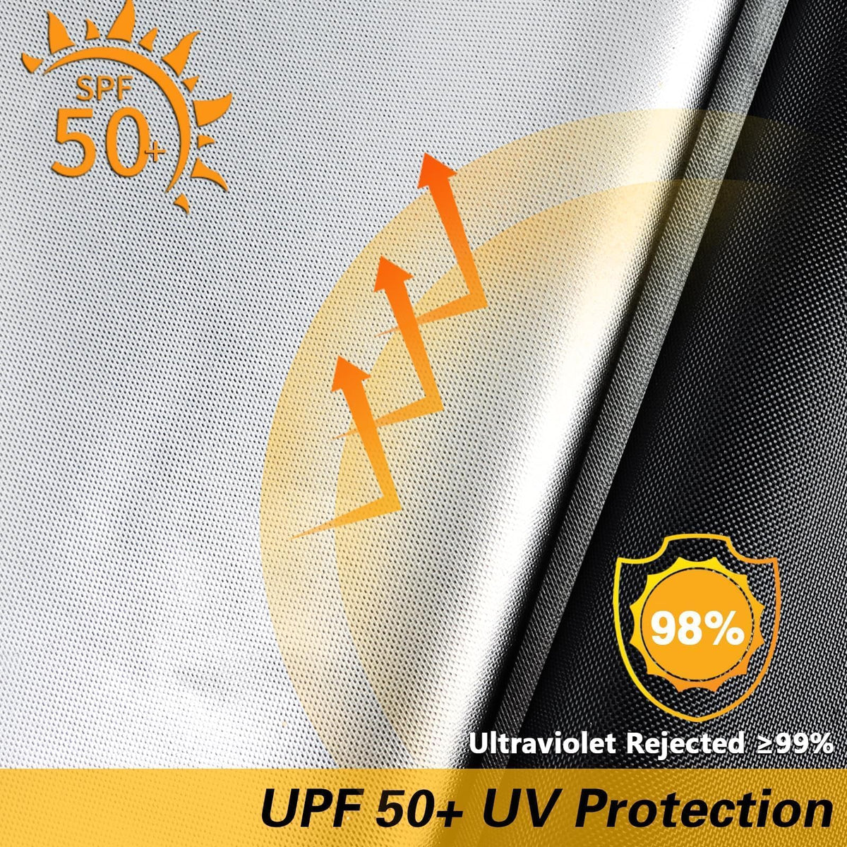 Pyramid Torch Patio Heater Cover with Zipper,Storage Bag and Reflective Strip,Heavy Duty 420D Waterproof Dust-proof