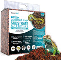 Premium Coconut Chip Substrate for Reptiles | 10 lb Compressed Block Expands up to 72 Quarts | Natural Bedding for