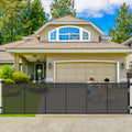 250" Extra-Wide Retractable Indoor Mesh Pet & Child Safety Gate with One-Hand Safety Lock for Wide Openings, Patios & Stairways