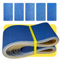 6 x 48 Inch Sanding Belts, 15 Pcs Mixed Grit 60/80/120/180/240, Aluminum Oxide Abrasive Sandpaper Belts for Belt Sanders, Woodworking Polishing & Grinding