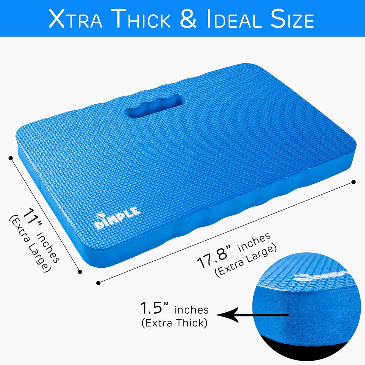 Thick Kneeling Pad | Garden Pad for Gardening | Kneeling Pad for Work | Garden & Bathtub Kneeler for Baby Bath |