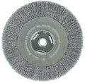 Weiler 36206 Wolverine 8" Crimped Wire Wheel, .014" Steel Fill, Wide Face, 5/8" Arbor Hole, Made in The USA