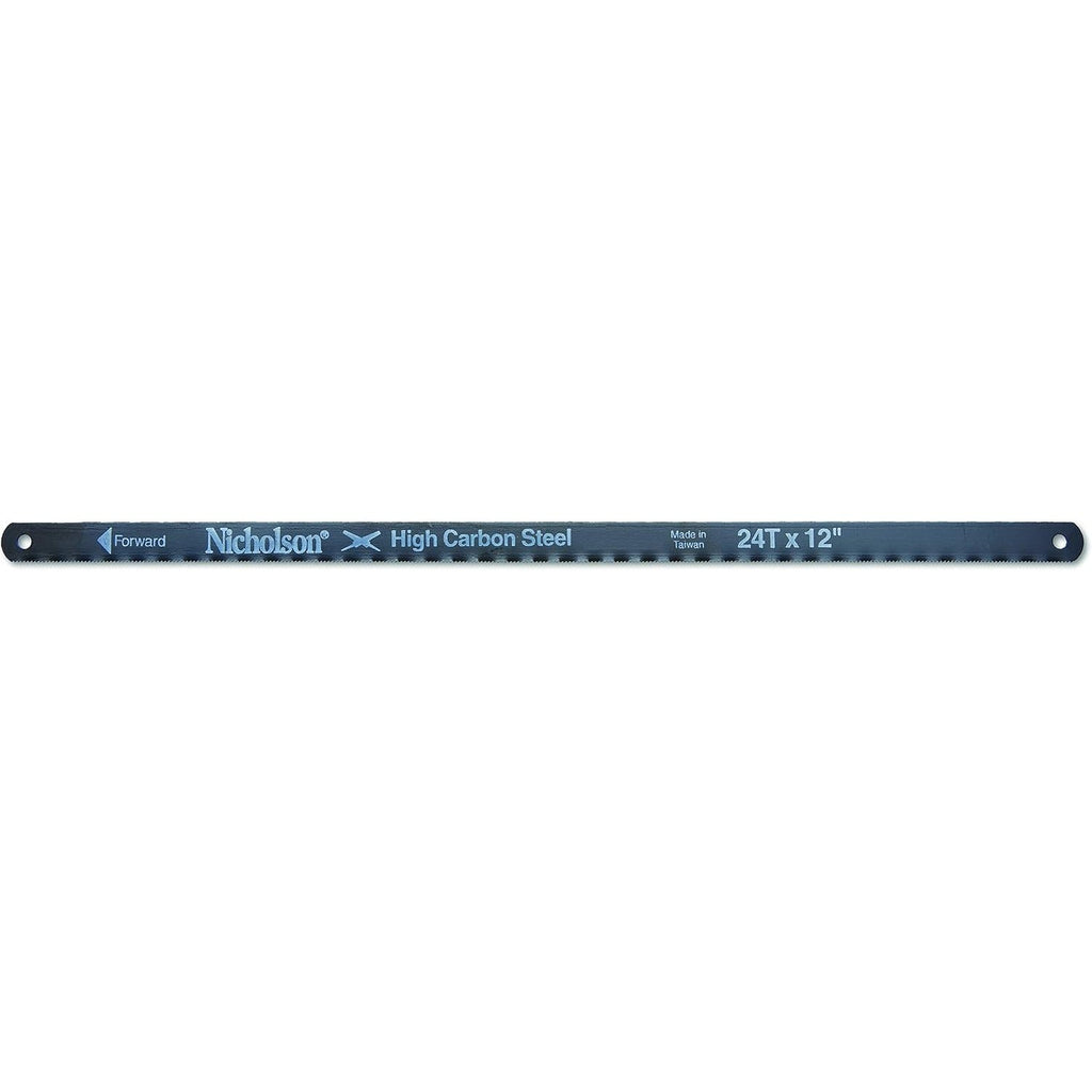Crescent Nicholson 63256 Replacement Shatterproof Hacksaw Blade SS1218 12" x 18 TPI - 2/Pk