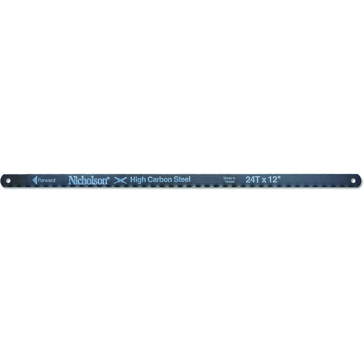 Crescent Nicholson 63256 Replacement Shatterproof Hacksaw Blade SS1218 12" x 18 TPI - 2/Pk